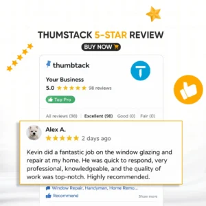 Thumbtack 5 Stars